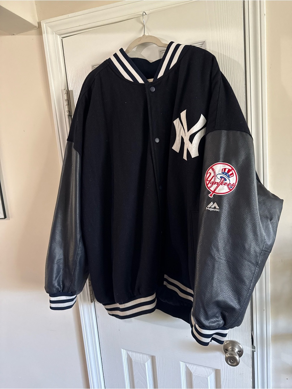 New York Yankees Black Varsity Bomber Jacket